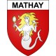 Mathay 25 ville Stickers blason autocollant adhésif