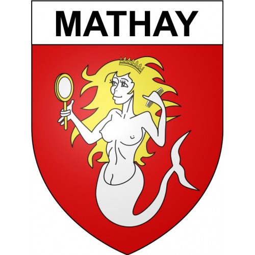 Stickers coat of arms Bazas adhesive sticker
