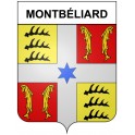 Montbéliard 25 ville Stickers blason autocollant adhésif