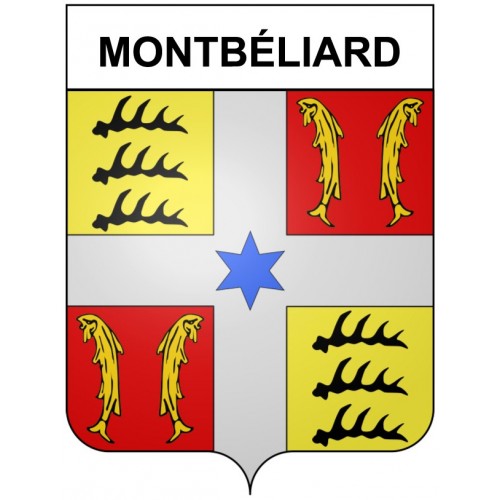 Montbéliard 25 ville Stickers blason autocollant adhésif