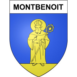 Montbenoit 25 ville Stickers blason autocollant adhésif
