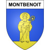 Montbenoit 25 ville Stickers blason autocollant adhésif