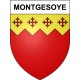 Montgesoye 25 ville Stickers blason autocollant adhésif