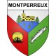 Montperreux 25 ville Stickers blason autocollant adhésif