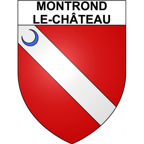 Montrond-le-Château 25 ville Stickers blason autocollant adhésif