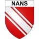 Nans 25 ville Stickers blason autocollant adhésif
