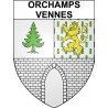 Orchamps-Vennes 25 ville Stickers blason autocollant adhésif