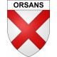 Orsans 25 ville Stickers blason autocollant adhésif