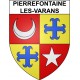 Pierrefontaine-les-Varans 25 ville Stickers blason autocollant adhésif