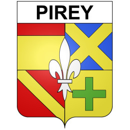 Pirey 25 ville Stickers blason autocollant adhésif