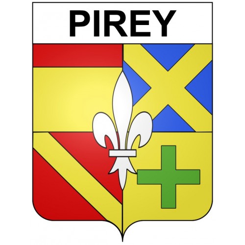 Pirey 25 ville Stickers blason autocollant adhésif