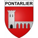 Pontarlier Sticker wappen, gelsenkirchen, augsburg, klebender aufkleber