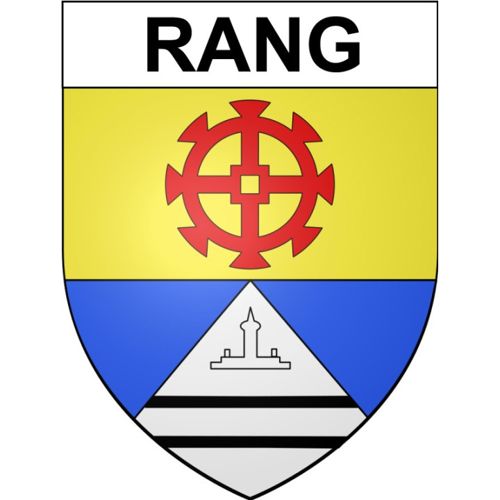 Rang 25 ville Stickers blason autocollant adhésif