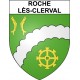 Roche-lès-Clerval 25 ville Stickers blason autocollant adhésif