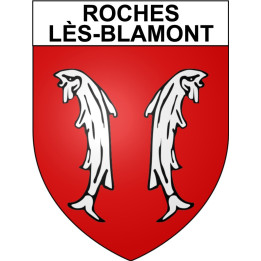 Roches-lès-Blamont 25 ville Stickers blason autocollant adhésif