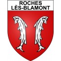 Roches-lès-Blamont 25 ville Stickers blason autocollant adhésif