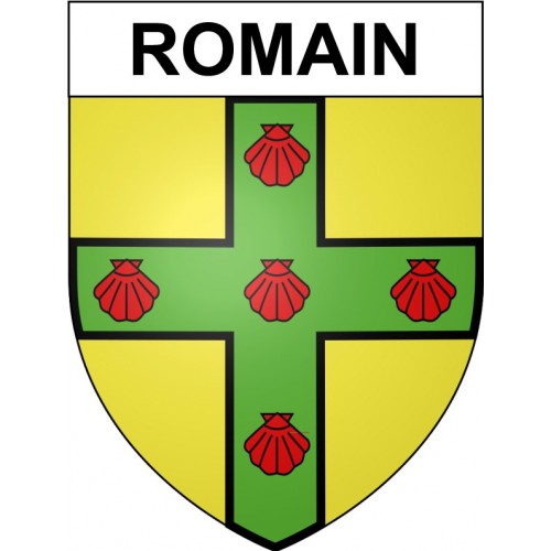 Romain 25 ville Stickers blason autocollant adhésif