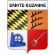 Sainte-Suzanne 25 ville Stickers blason autocollant adhésif