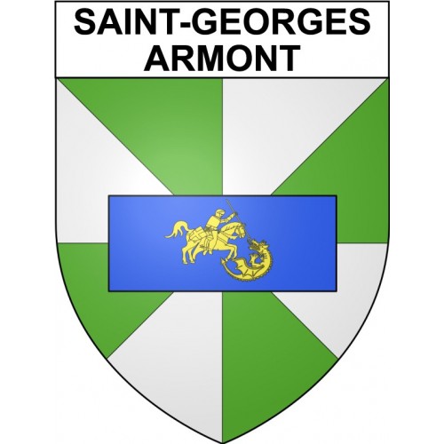Stickers coat of arms Bazas adhesive sticker