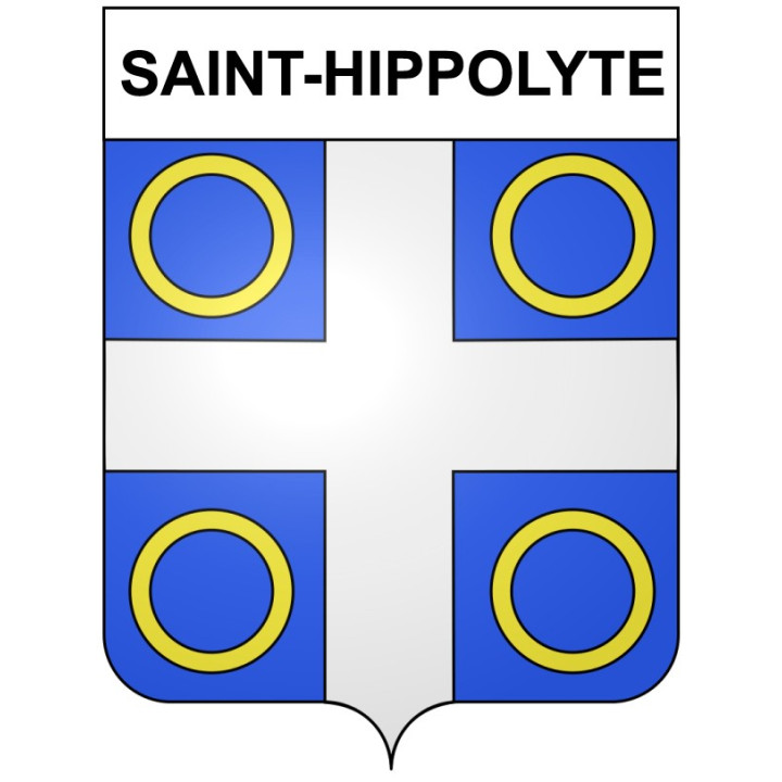 Saint-Hippolyte 25 ville Stickers blason autocollant adhésif