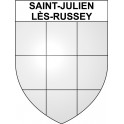 Saint-Julien-lès-Russey 25 ville Stickers blason autocollant adhésif