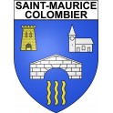 Saint-Maurice-Colombier 25 ville Stickers blason autocollant adhésif