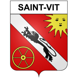 Pegatinas escudo de armas de Bazas adhesivo de la etiqueta engomada