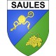 Saules 25 ville Stickers blason autocollant adhésif