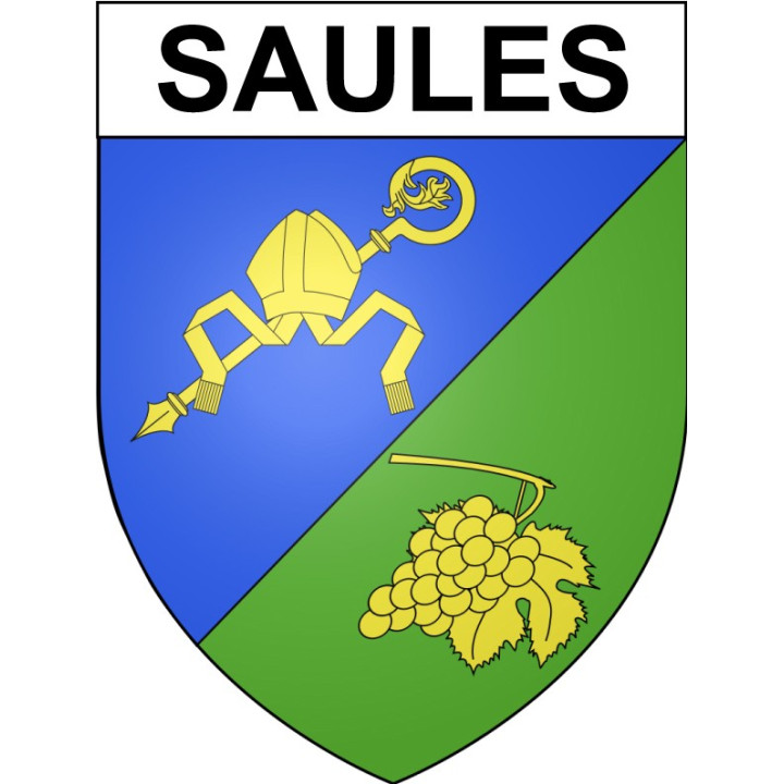 Stickers coat of arms Bazas adhesive sticker