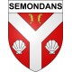 Semondans 25 ville Stickers blason autocollant adhésif