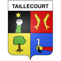 Stickers coat of arms Bazas adhesive sticker