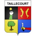 Taillecourt 25 ville Stickers blason autocollant adhésif
