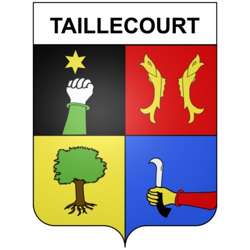 Stickers coat of arms Bazas adhesive sticker