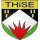 Stickers coat of arms Bazas adhesive sticker