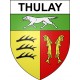 Thulay 25 ville Stickers blason autocollant adhésif