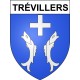 Trévillers 25 ville Stickers blason autocollant adhésif