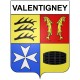 Valentigney 25 ville Stickers blason autocollant adhésif