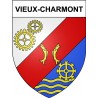 Vieux-Charmont 25 ville Stickers blason autocollant adhésif