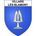 Villars-lès-Blamont 25 ville Stickers blason autocollant adhésif