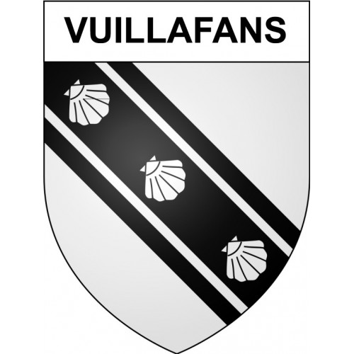 Vuillafans 25 ville Stickers blason autocollant adhésif