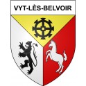 Vyt-lès-Belvoir 25 ville Stickers blason autocollant adhésif