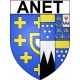 Stickers coat of arms Bazas adhesive sticker