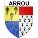 Arrou 28 ville Stickers blason autocollant adhésif