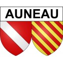 Auneau 28 ville Stickers blason autocollant adhésif