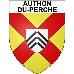 Authon-du-Perche 28 ville Stickers blason autocollant adhésif