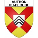 Authon-du-Perche 28 ville Stickers blason autocollant adhésif