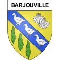 Barjouville 28 ville Stickers blason autocollant adhésif