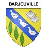 Barjouville 28 ville Stickers blason autocollant adhésif