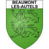 Beaumont-les-Autels 28 ville Stickers blason autocollant adhésif