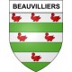Beauvilliers 28 ville Stickers blason autocollant adhésif
